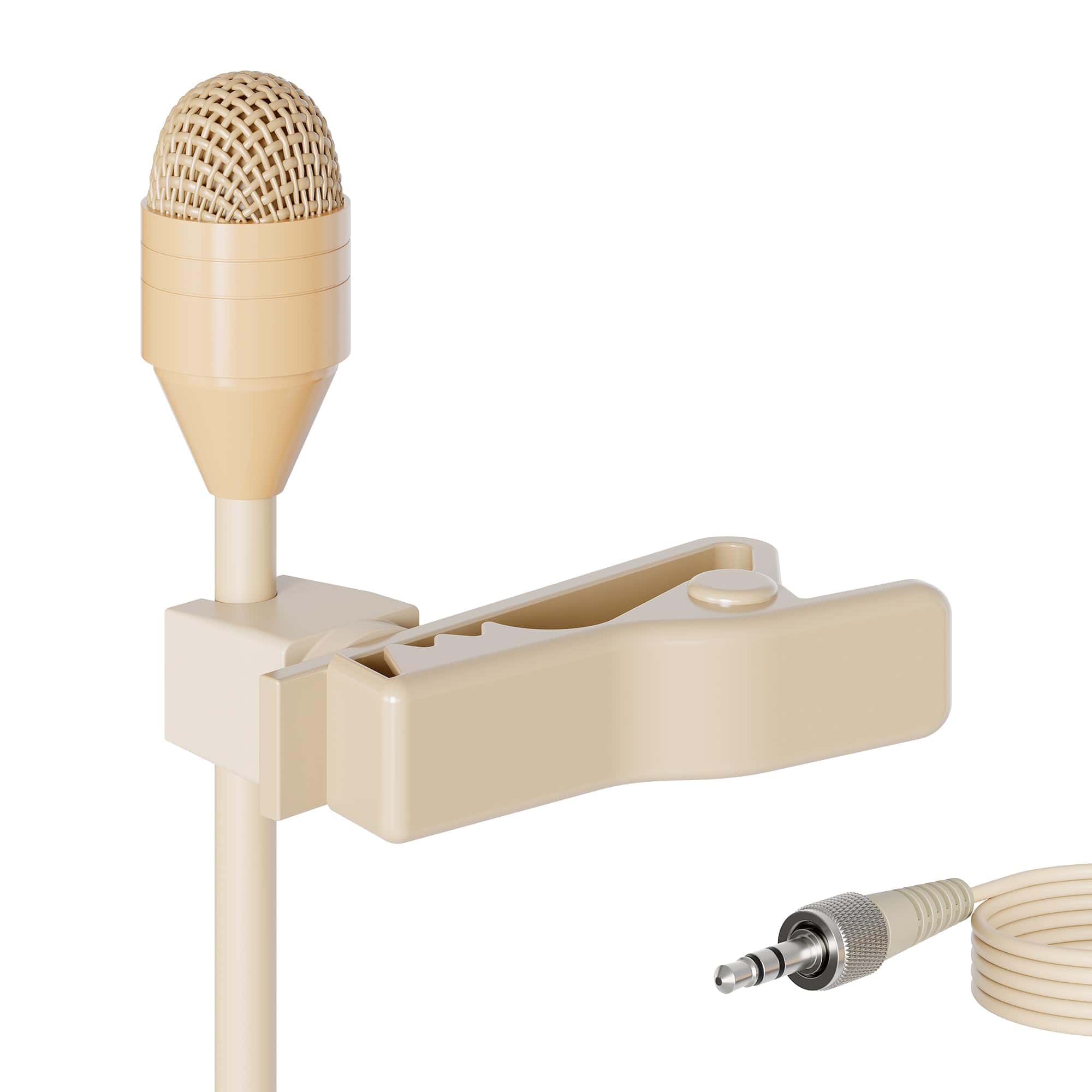 Micrófono de solapa Lavalier J K Pro Beige MIC-J 050