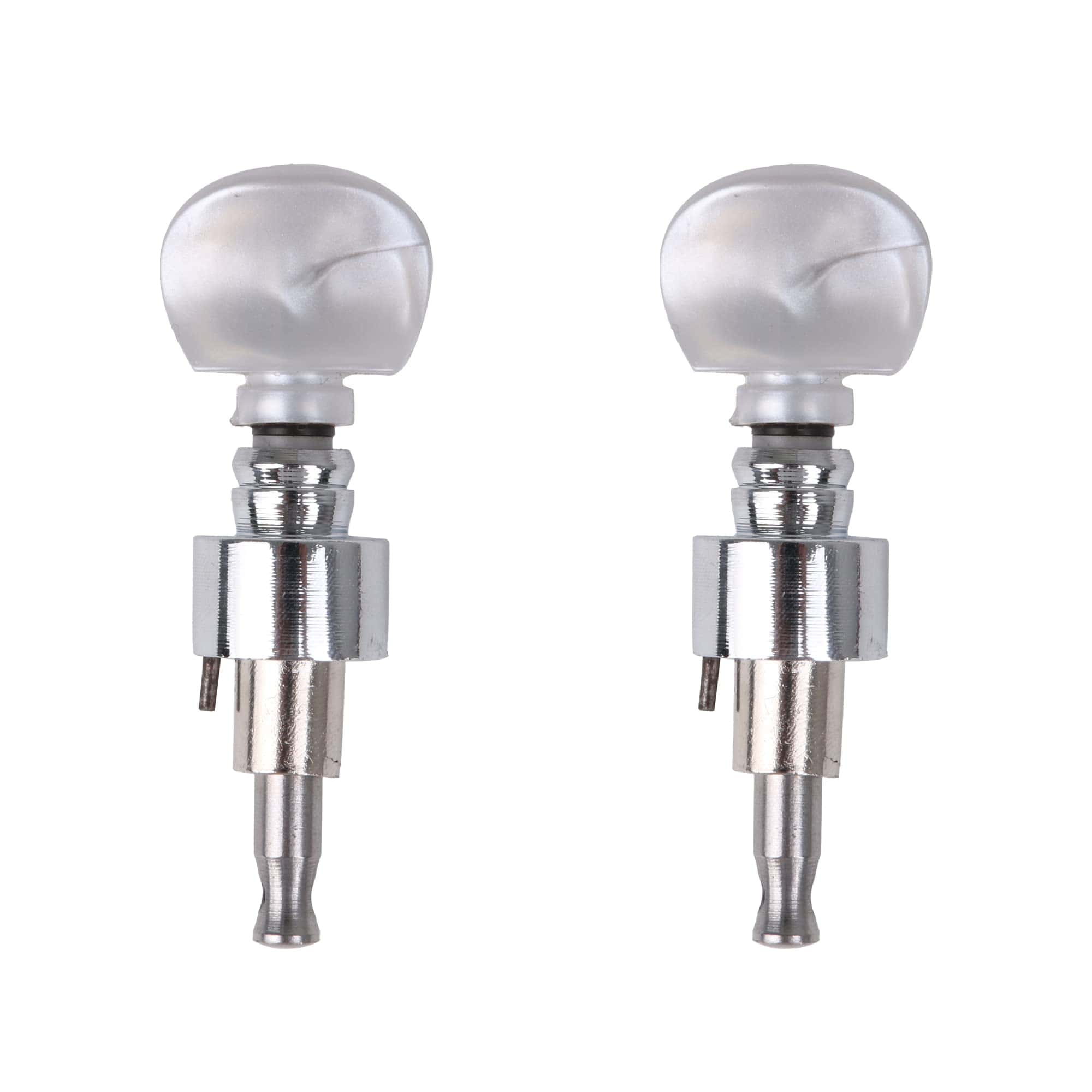 BQLZR Zinc Alloy Banjo Tuning Pegs 5 de Cromo, Máquina de - Imagen 3