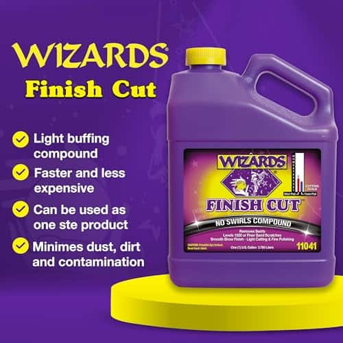 Wizards Finish Cut Compound - Nivelador de arañazos y - Imagen 3