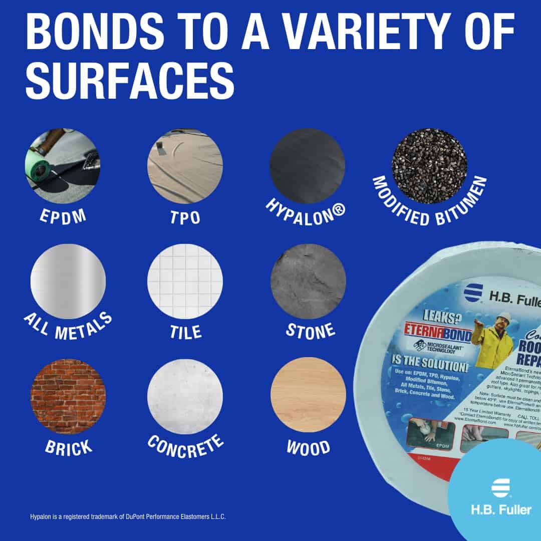 Cinta de reparación de techo EternaBond RoofSeal Gris 2" - Imagen 9