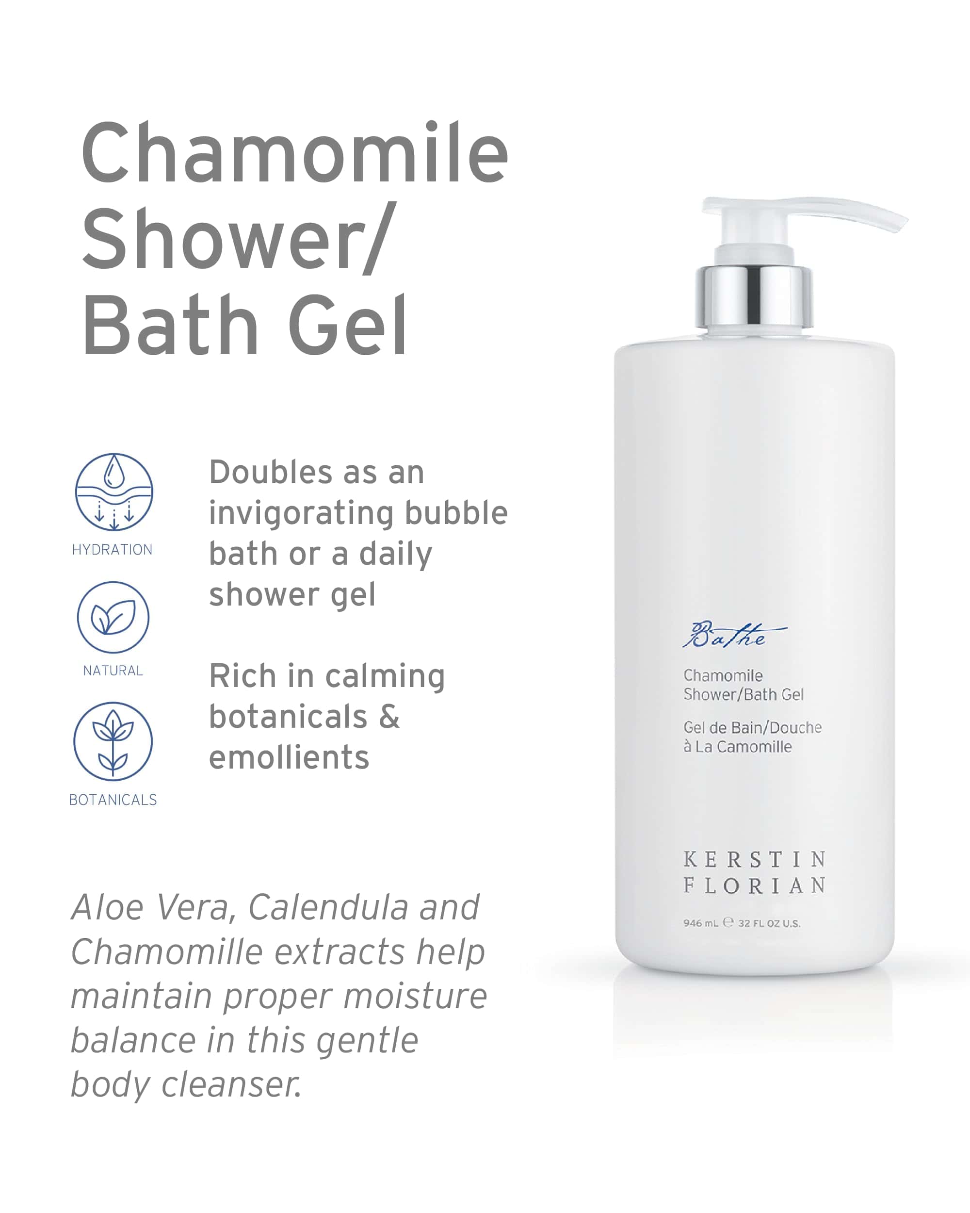 Gel de Ducha y Baño de Manzanilla Kerstin Florian | Gel - Imagen 3