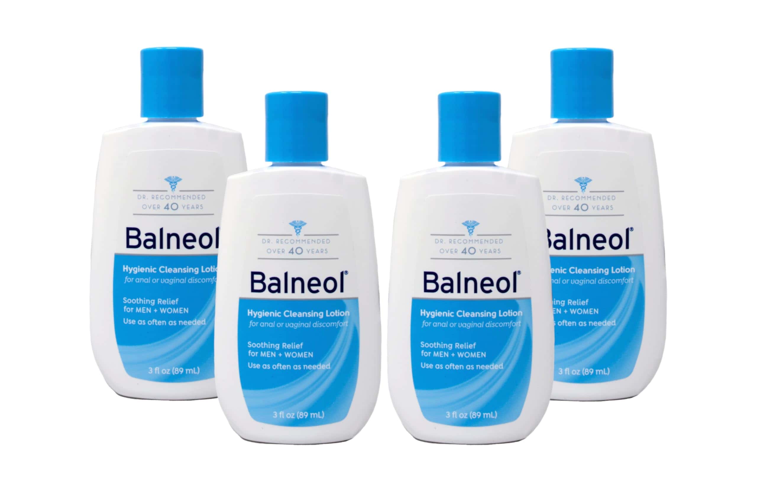 Balneol Loción de Limpieza Higiénica, 3.0 Oz (Paquete de 4)