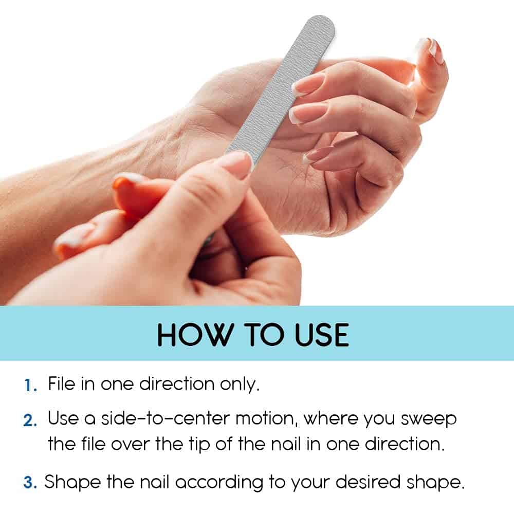 Lima de Uñas Desechable Flowery (180/400 Grano Almohadilla - Imagen 7