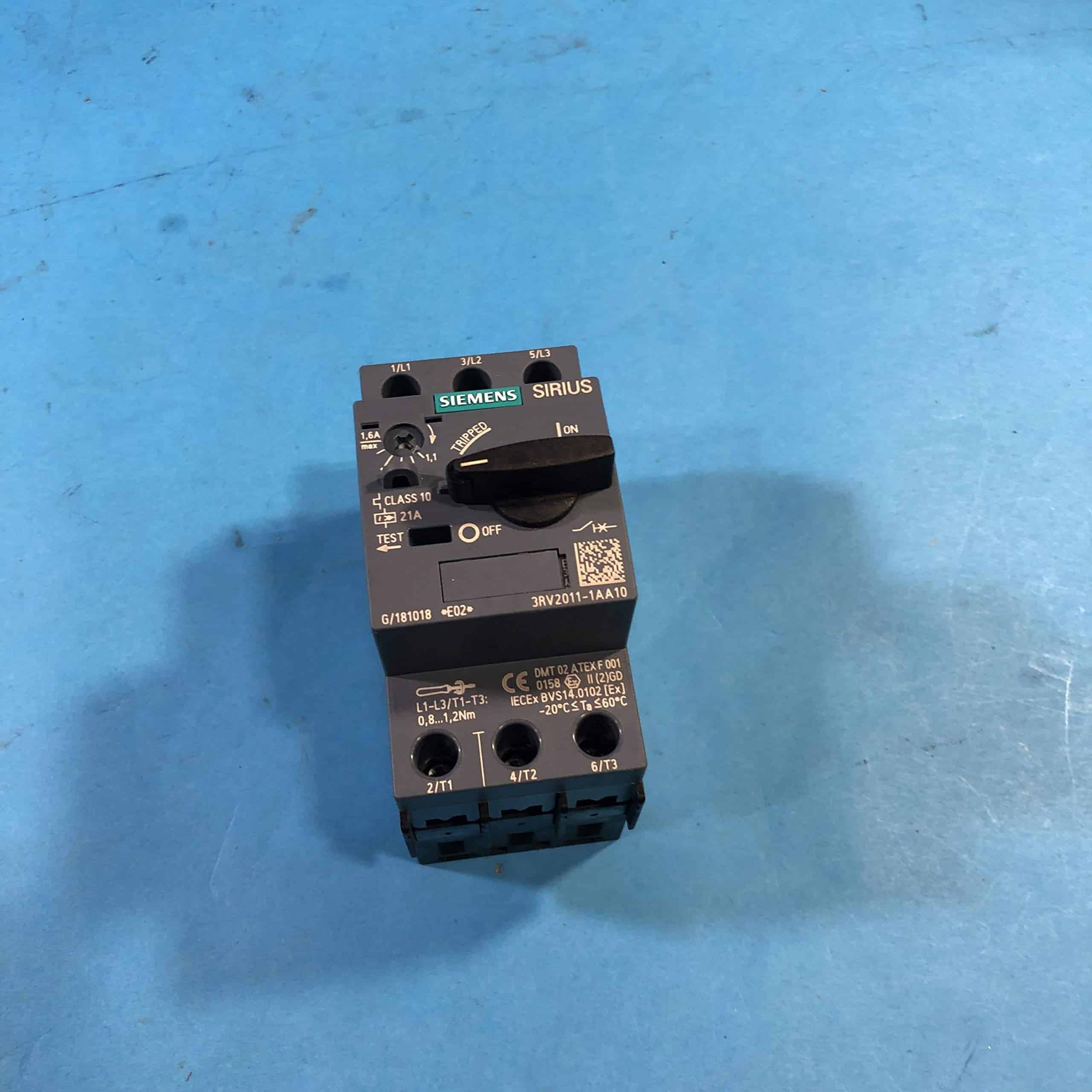 Interruptor automático Siemens 3RV2011-1AA10