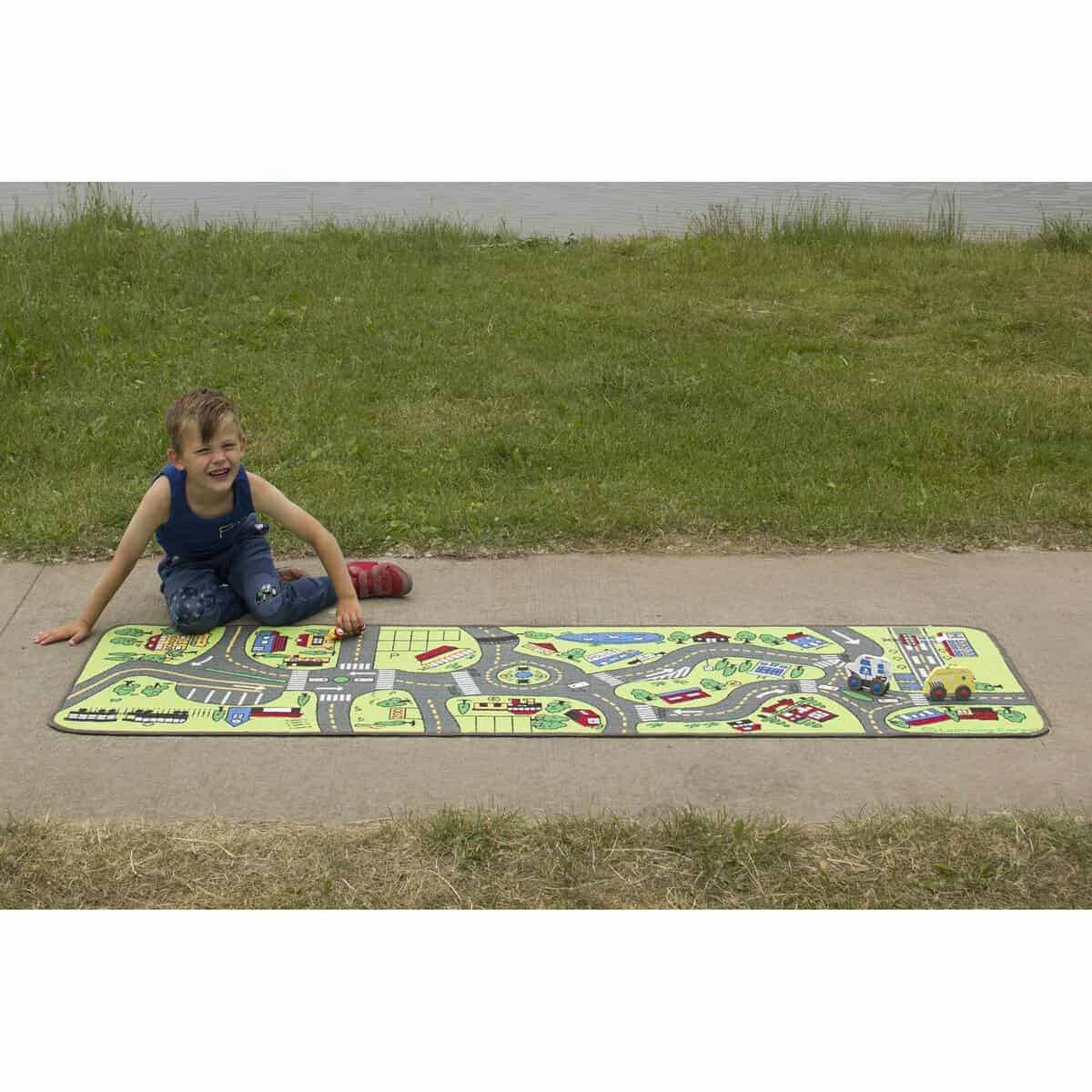 Learning Carpets Giant Road LC124, Blanco - Imagen 6