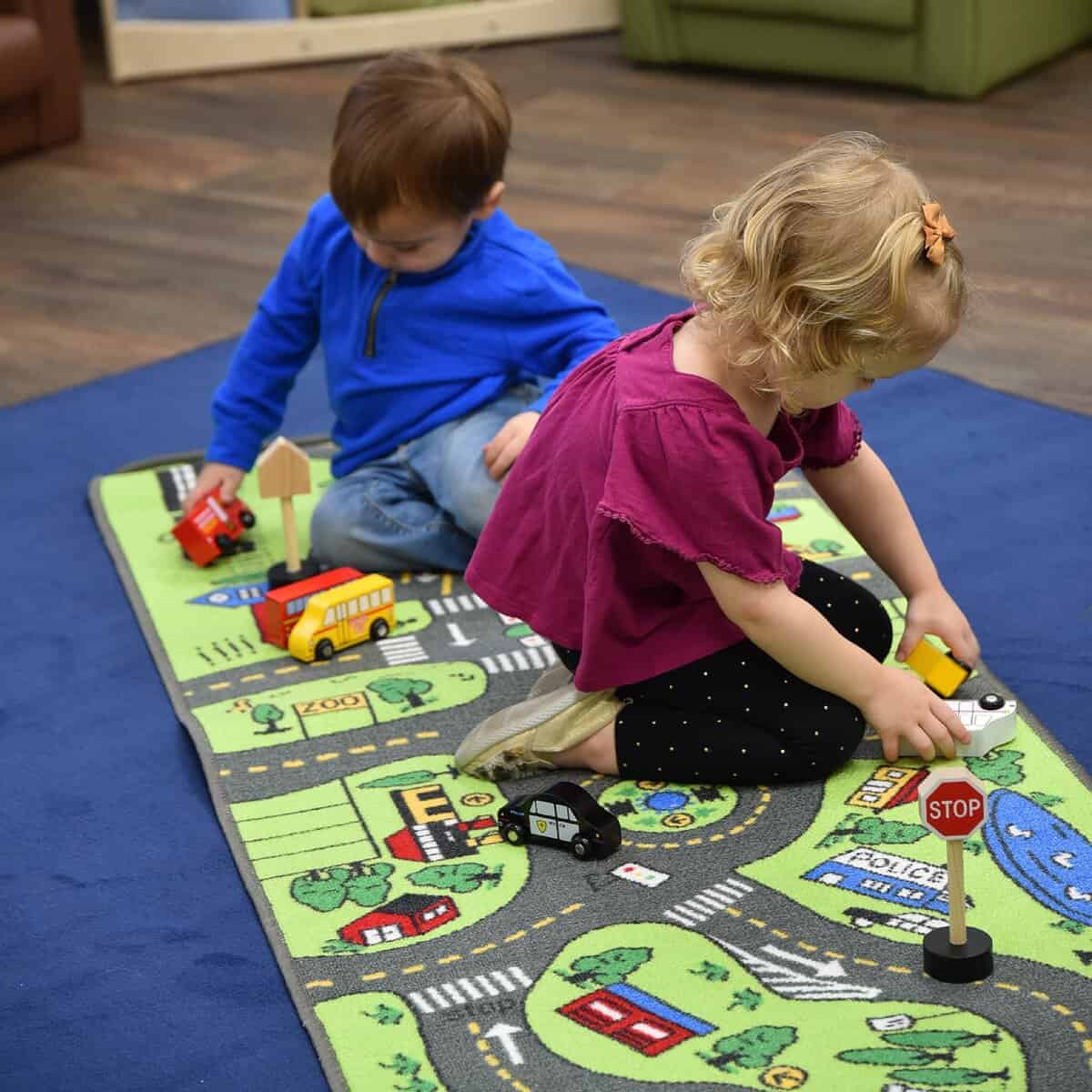 Learning Carpets Giant Road LC124, Blanco - Imagen 9