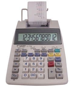 Calculadora de impresión en dos colores Sharp EL-1750V 2