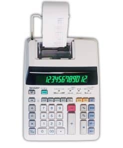 Calculadora de impresión de tinta Sharp EL-1801V, pantalla