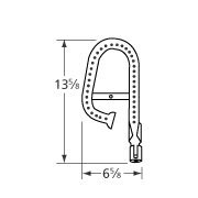 Quemador de Acero Inoxidable Music City Metals 123L1 para - Imagen 4