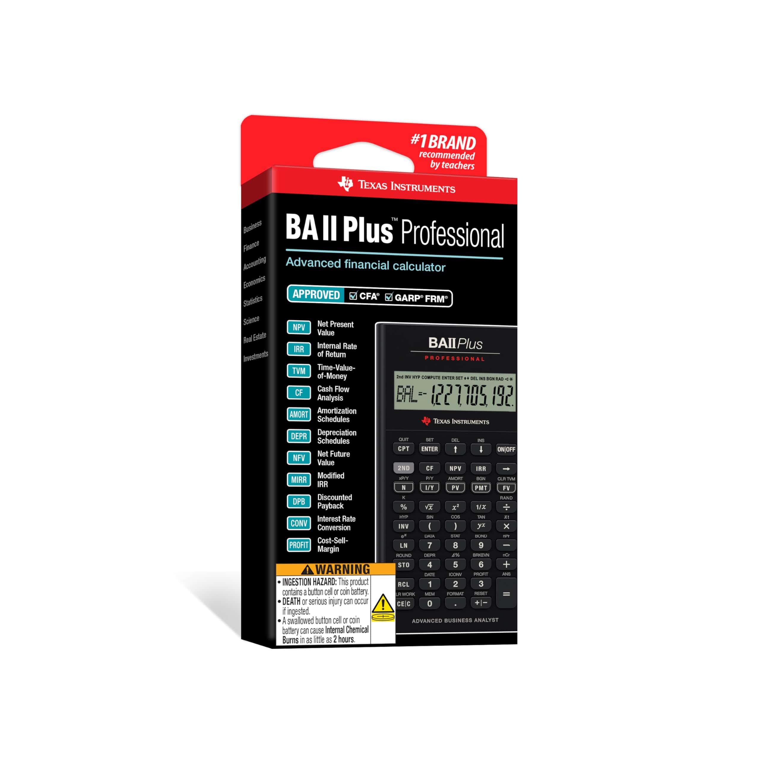 Calculadora Financiera Texas Instruments BA II Plus - Imagen 6