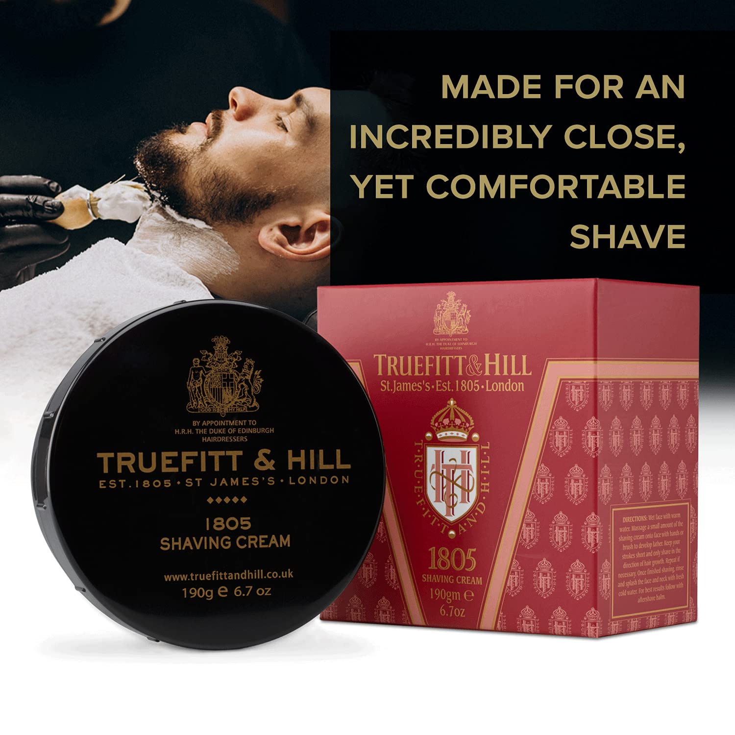 Bol de crema de afeitar Truefitt & Hill - 1805 - Espuma - Imagen 3