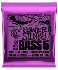 Ernie Ball 5-String Power Slinky Nickel Wound Bass Guitar