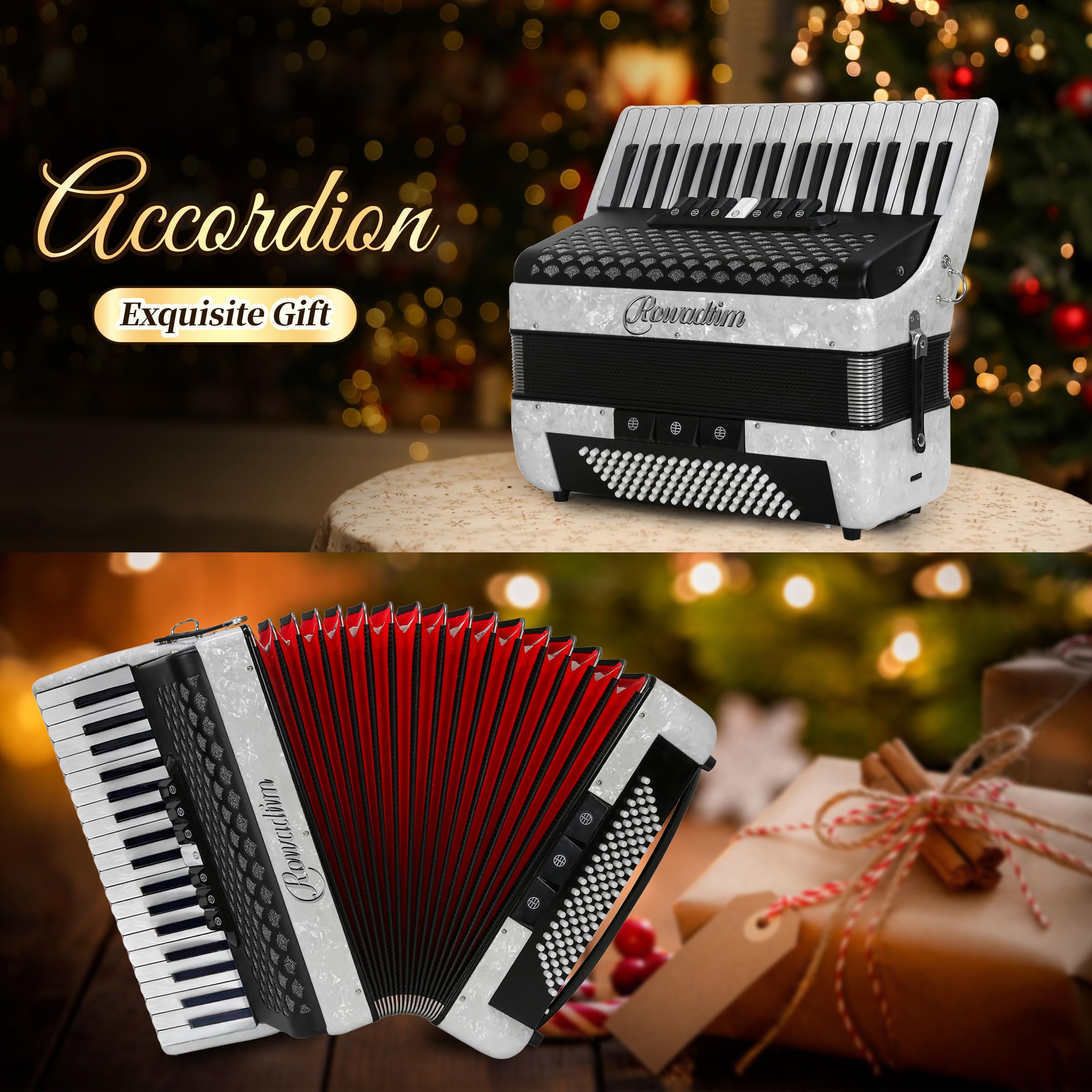 Acordeón - Modelo Profesional con 37 teclas y 96 bajos para - Imagen 7