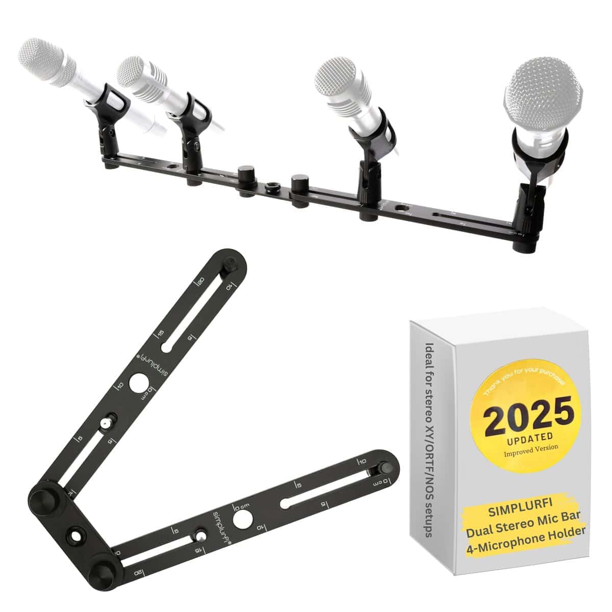 Soporte para Micrófono Simplurfi Stereo Array Spacing Bar