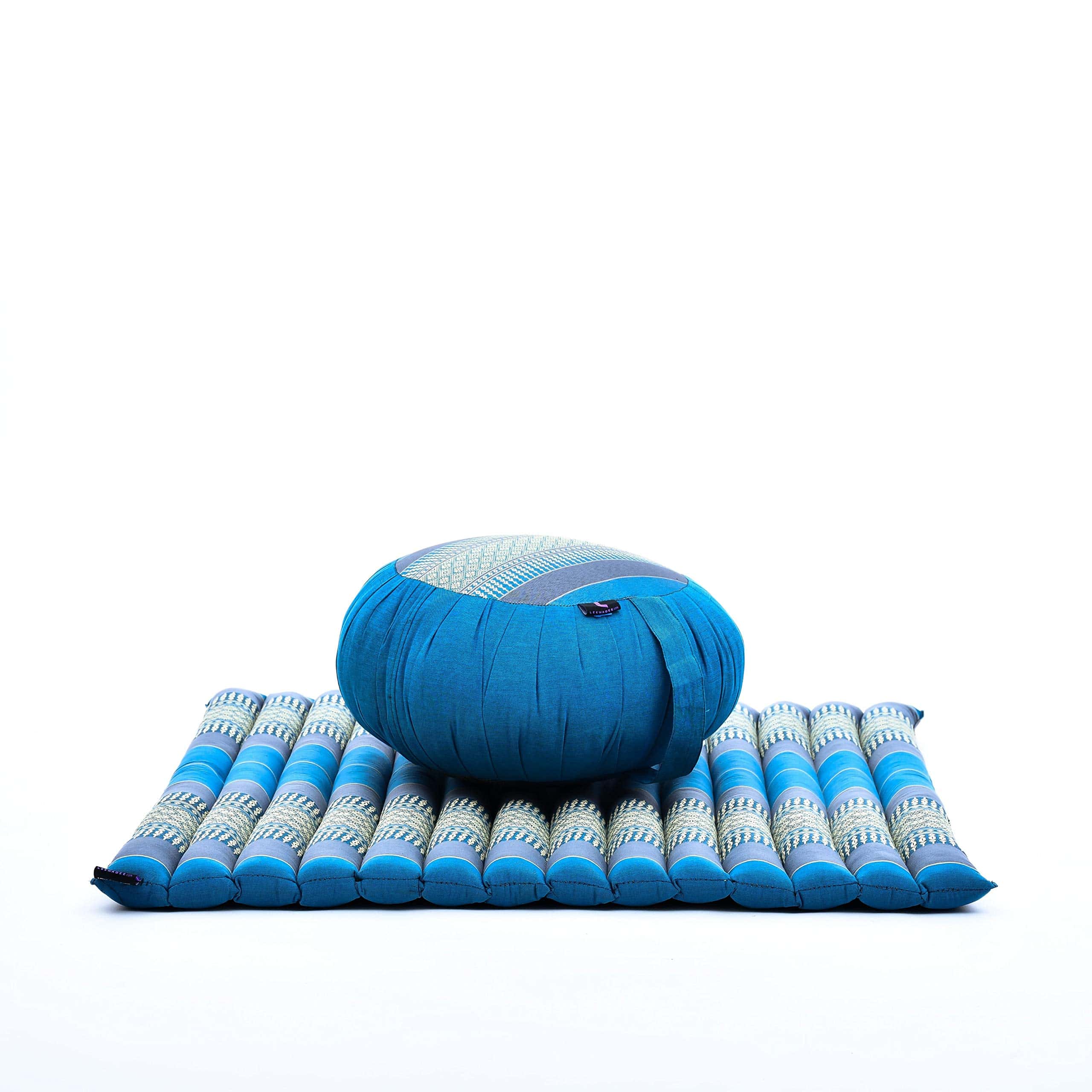 Set de Cojín de Meditación Leewadee - 1 -Azul Claro