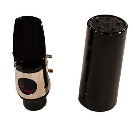 Boquilla de saxofón soprano Bari Esprit, con tapa pulida y