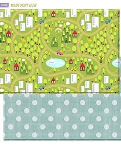 Tapete de Juego para Cuidado del Bebé (Grande, Divertido -