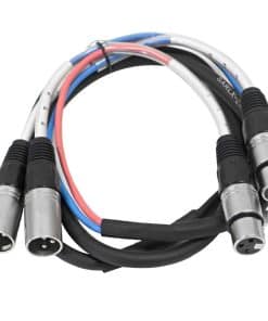 Cable Serpiente Multi-Patch de 2 Canales XLR Codificado por