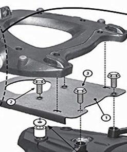Rack de maleta superior GIVI SR5107
