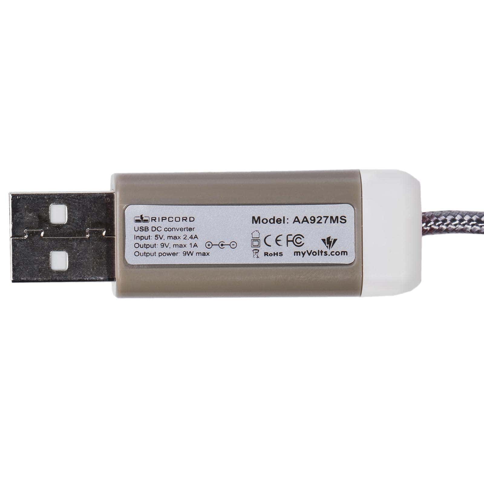 Cable de alimentación USB a 9V DC myVolts Ripcord - Imagen 5