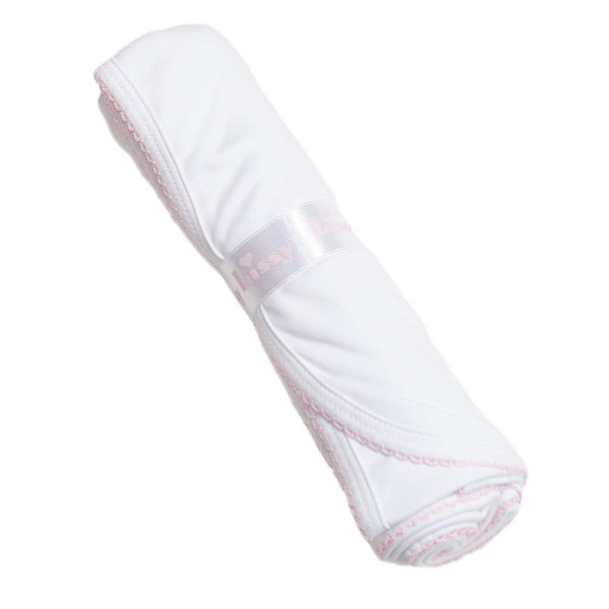 Cobija Básica Kissy Kissy - Blanco Rosa - Talla Única