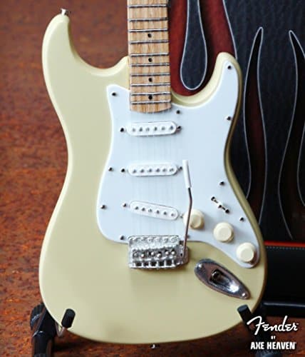Réplica en miniatura de guitarra Fender Strat con acabado - Imagen 3