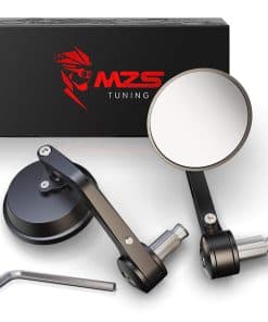 Espejos Retrovisores para Manillar de Motocicleta MZS, 7/8