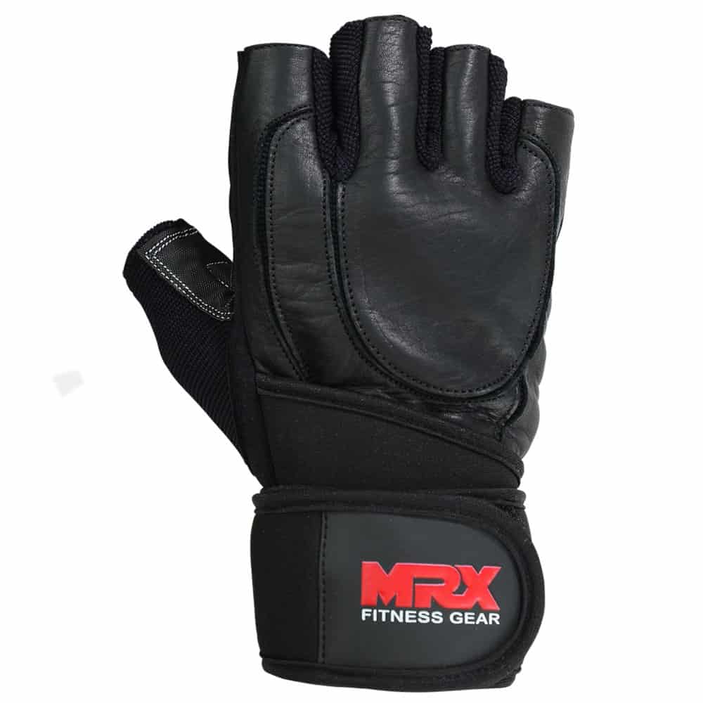 Guantes para Levantamiento de Pesas MRX de Cuero de Vaca de - Imagen 5