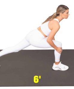 Tapete de Ejercicio Grande Pogamat Premium 6�x4� � 1/4"