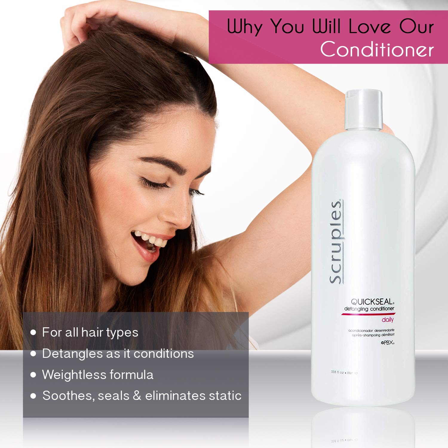 Acondicionador Desenredante Scruples Quickseal - -(33.8 oz) - Imagen 3