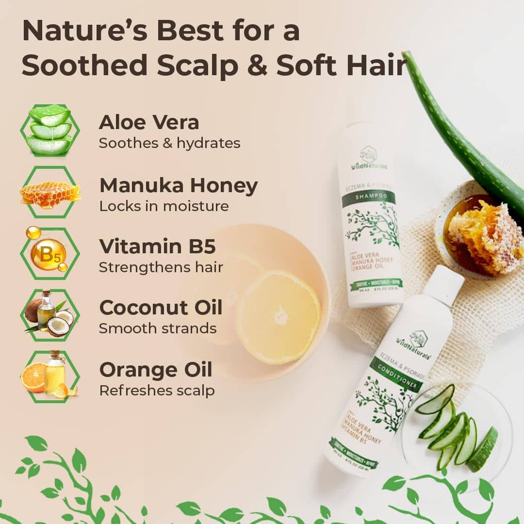 Set de Shampoo y Acondicionador para Eczema y Psoriasis - - Imagen 3