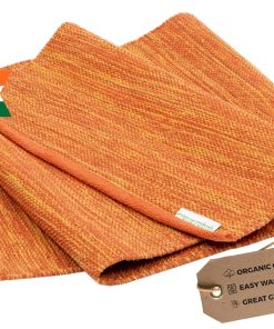 Tapete de Yoga de Algodón Orgánico Yogasana -Rojo