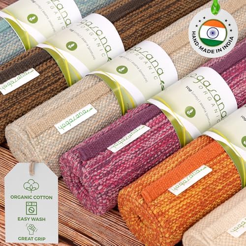 Tapete de Yoga de Algodón Orgánico Yogasana - -Aire - Imagen 8