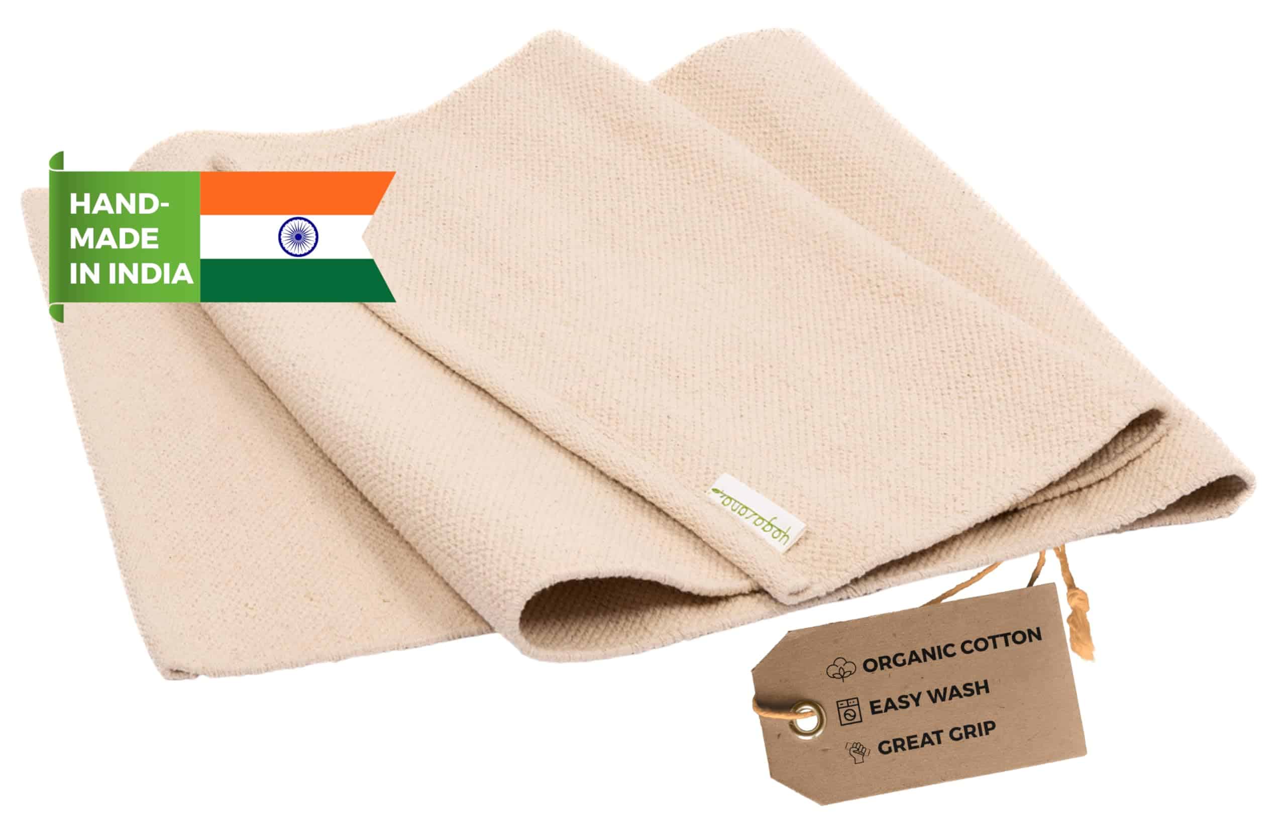 Tapete de Yoga de Algodón Orgánico Yogasana - -Aire - Imagen 9