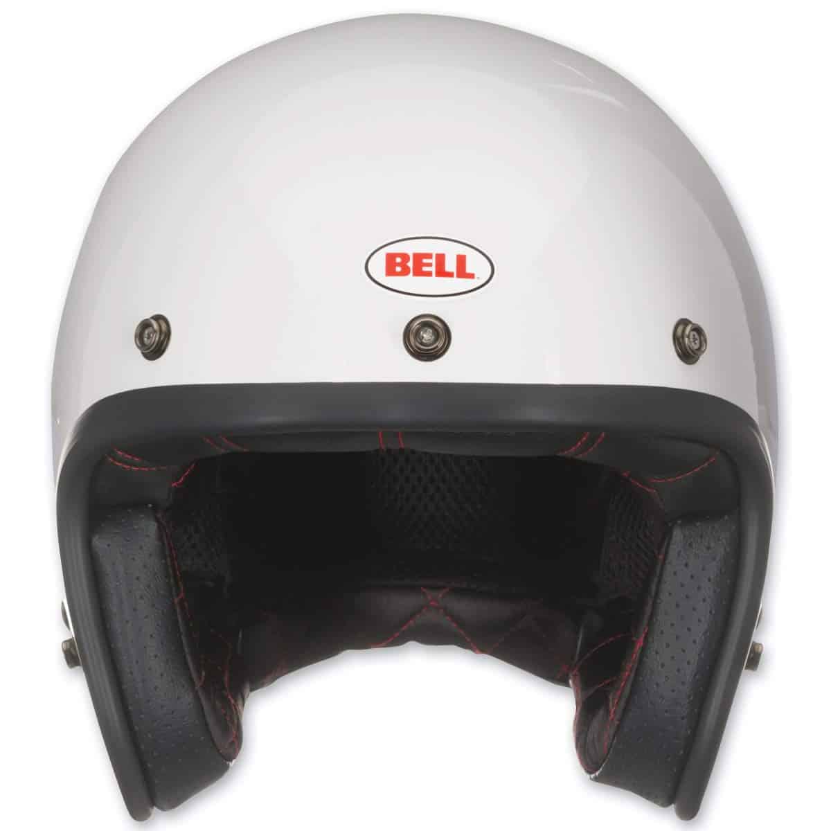 Casco de moto BELL Custom 500 de cara abierta (Blanco - Imagen 5