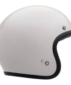 Casco de moto BELL Custom 500 de cara abierta (Blanco