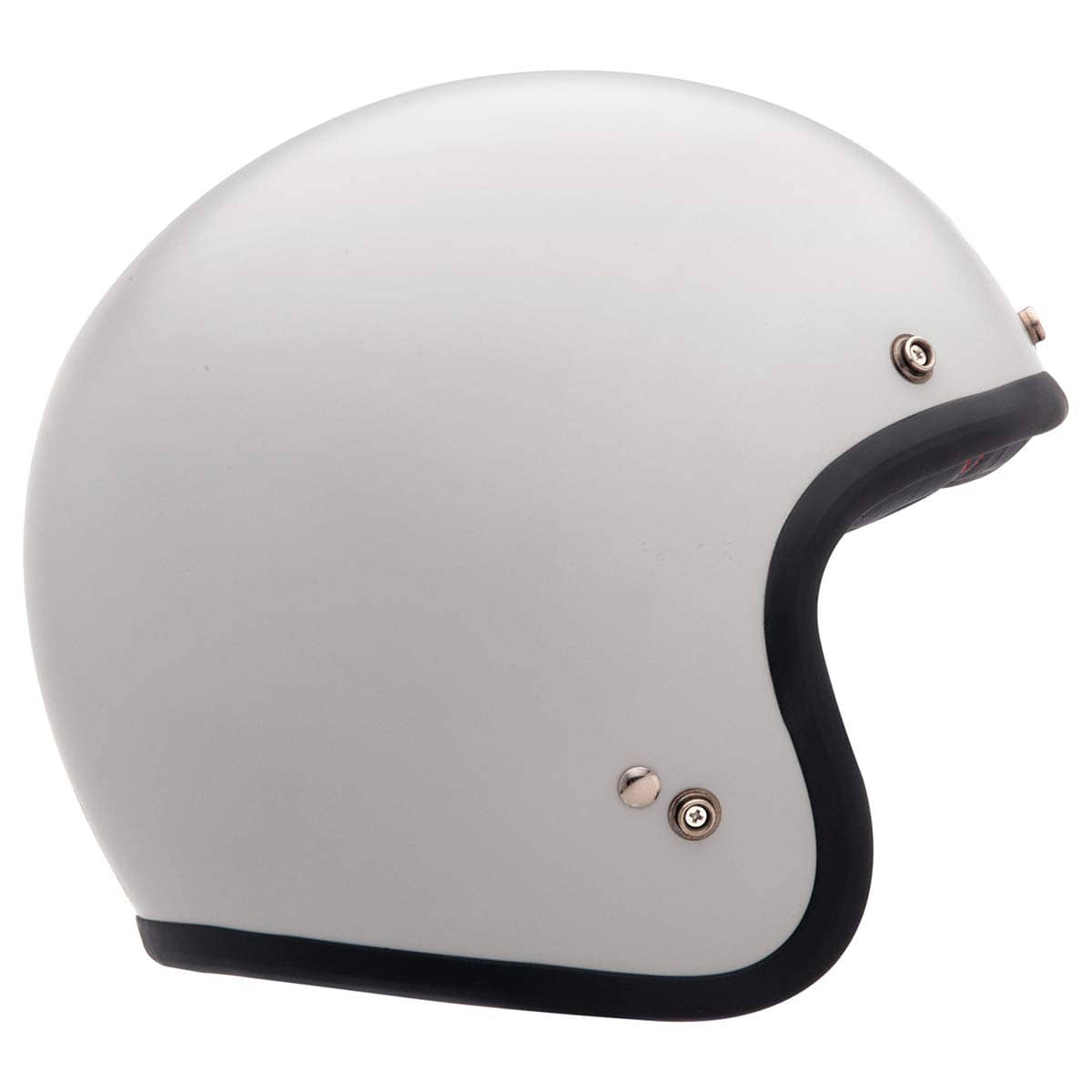 Casco de moto BELL Custom 500 de cara abierta (Blanco