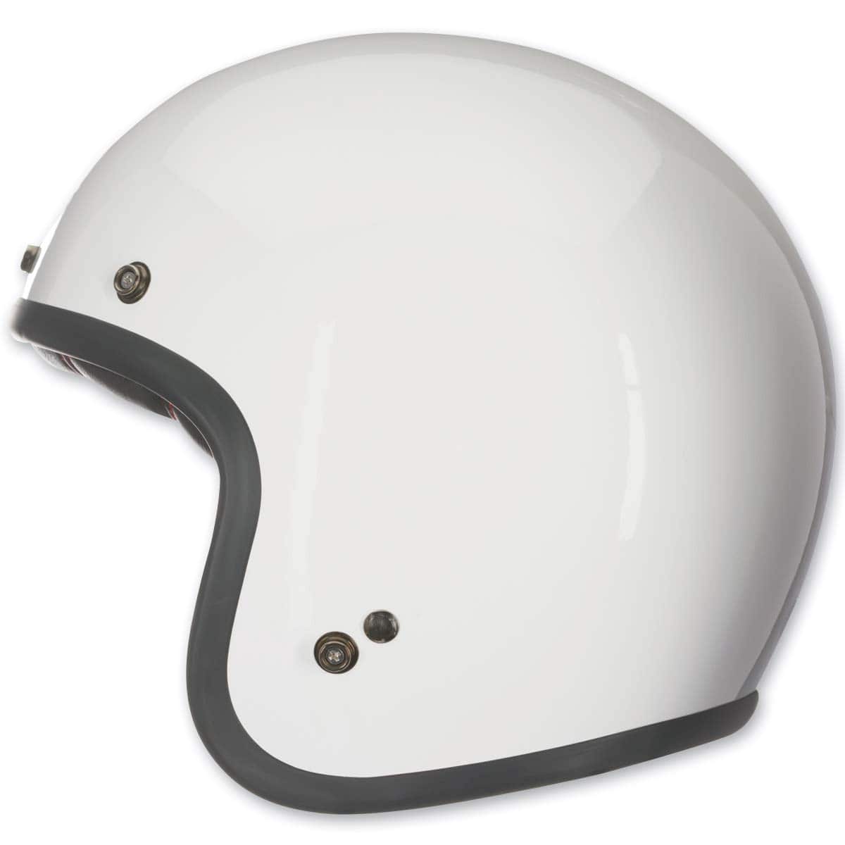 Casco de moto BELL Custom 500 de cara abierta (Blanco - Imagen 4