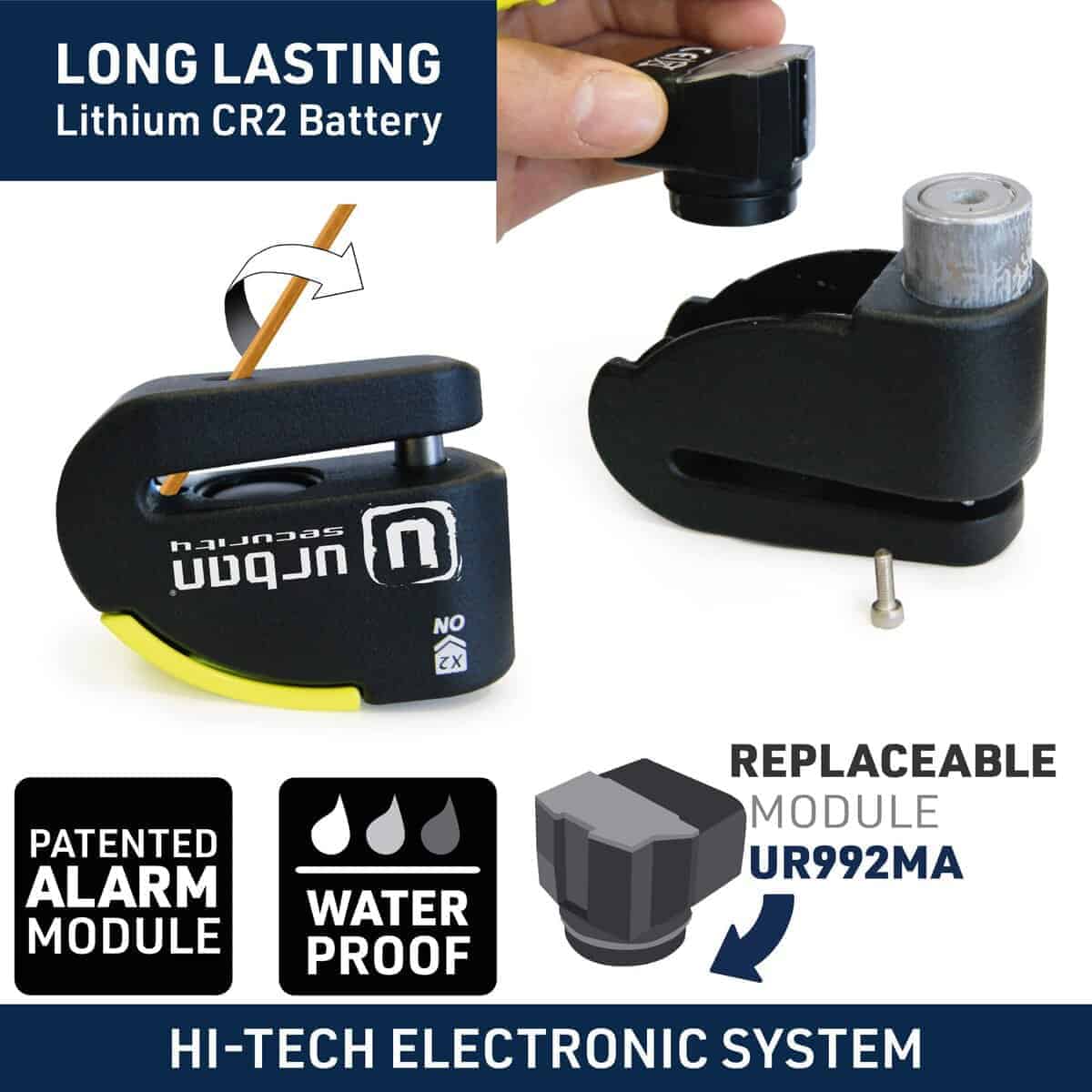 Bloqueo de Disco para Motocicleta Urban 999 con o Sin - Imagen 6