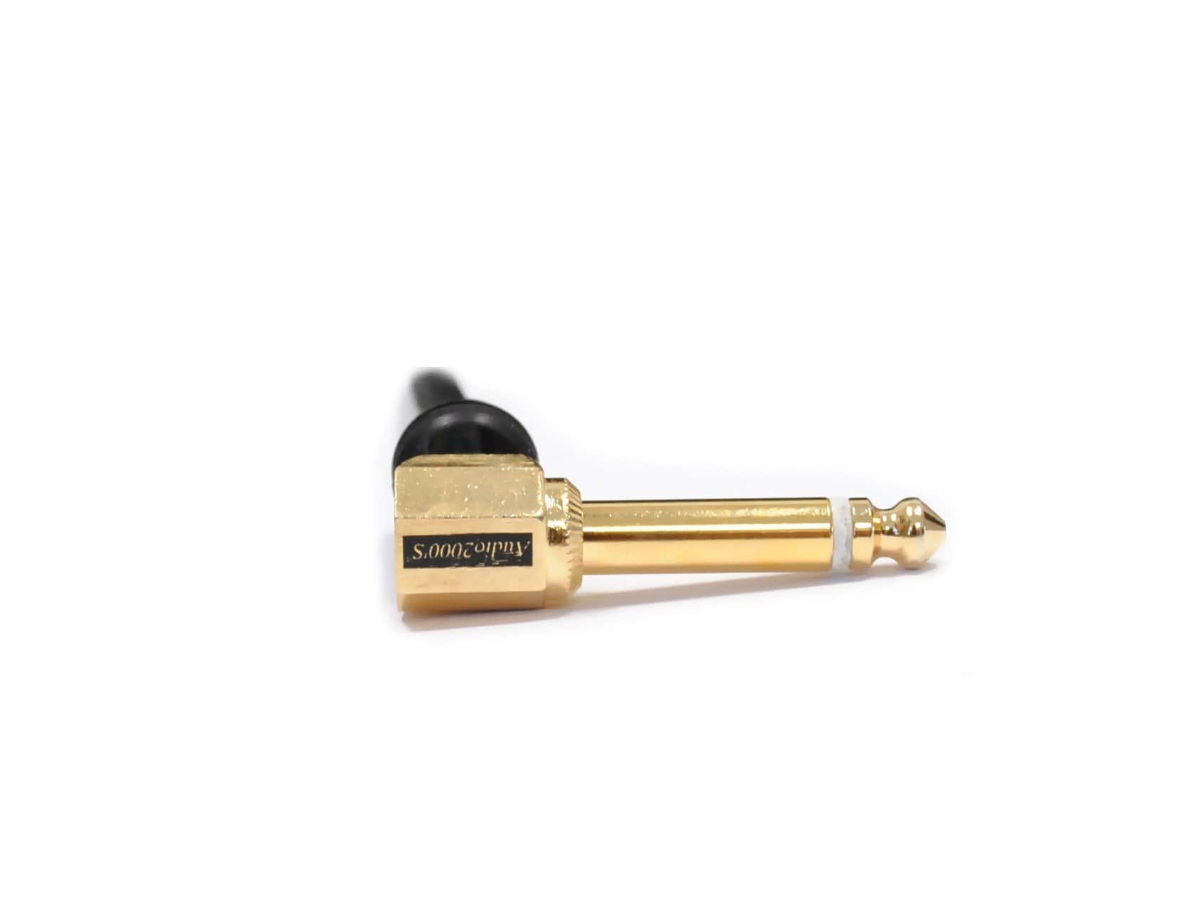 Paquete de 2 Cables de Audio2000's C17012P2 de 12 pies 1/4" - Imagen 4