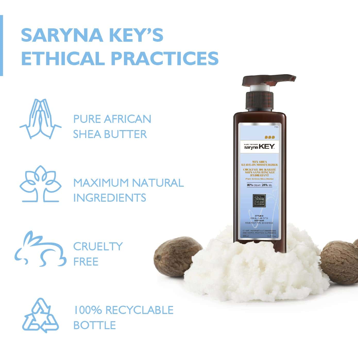 Saryna Key Mixed Shea 80-20 (500ml/16.9oz) - - Imagen 7