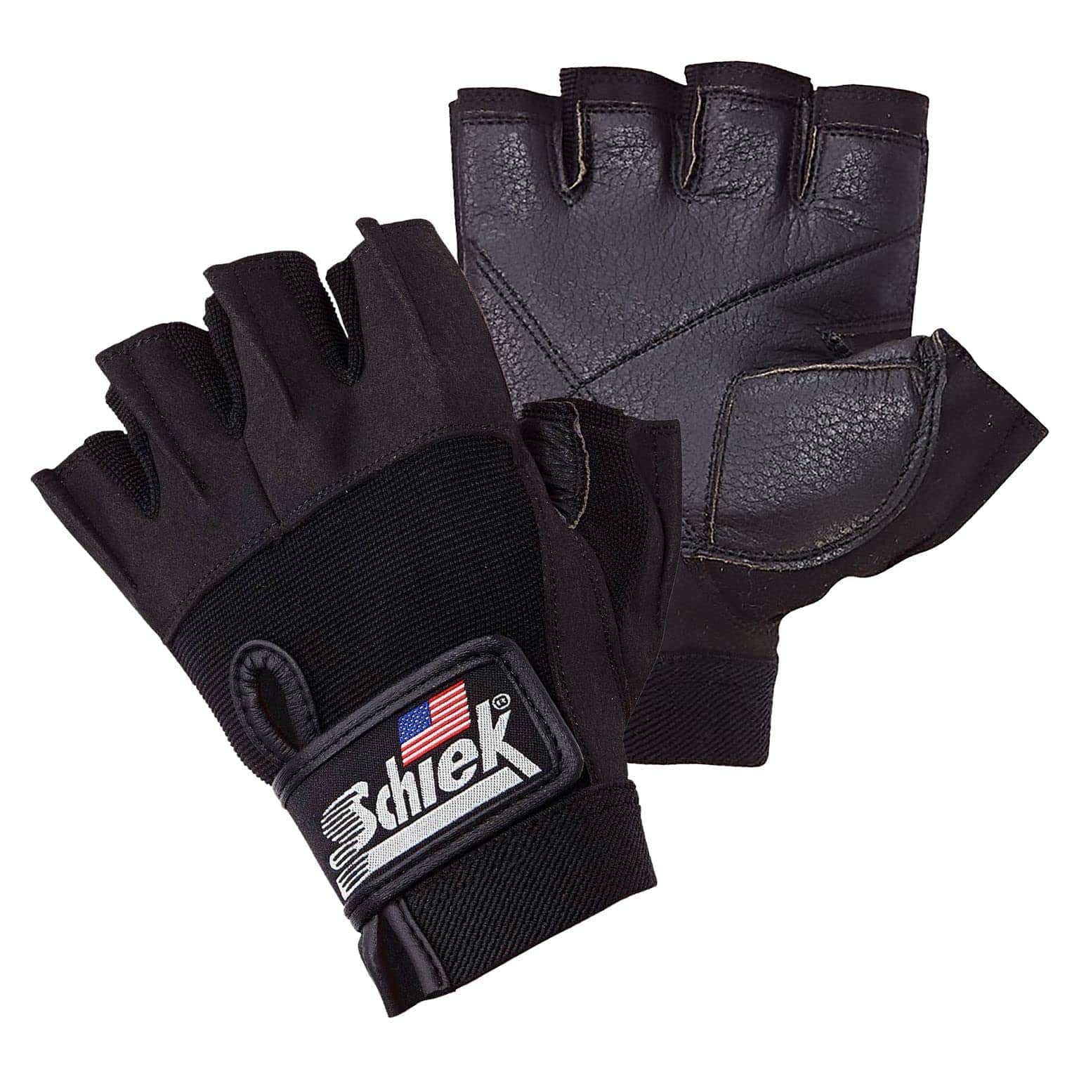 Guantes de Levantamiento de Pesas Schiek Sports -Negro