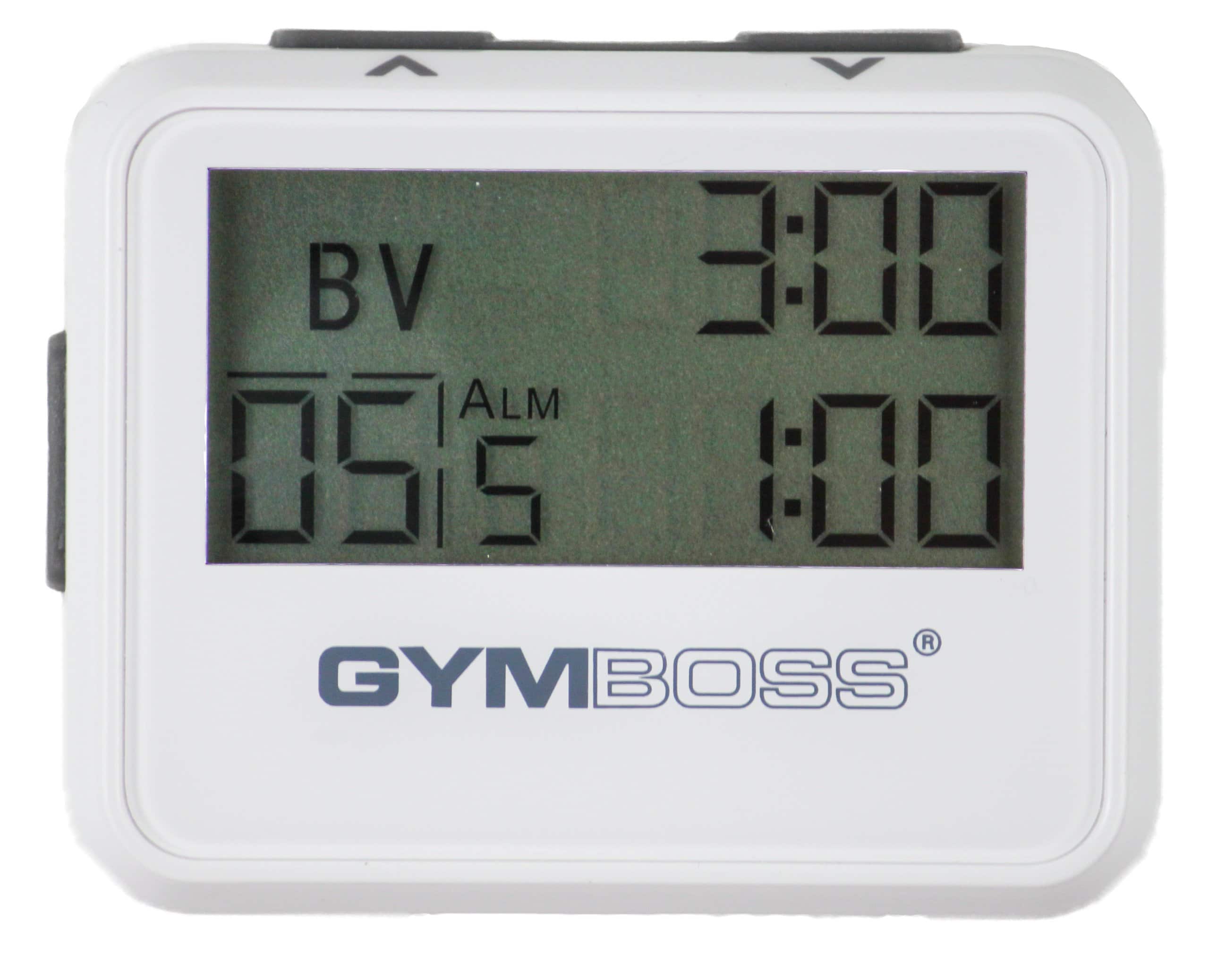 Gymboss Interval Timer and Stopwatch - Blanco/Gris Brillante - Imagen 3