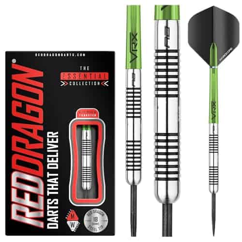 Set de 3 x 18g RED DRAGON Featherlite: Juego de Dardos de