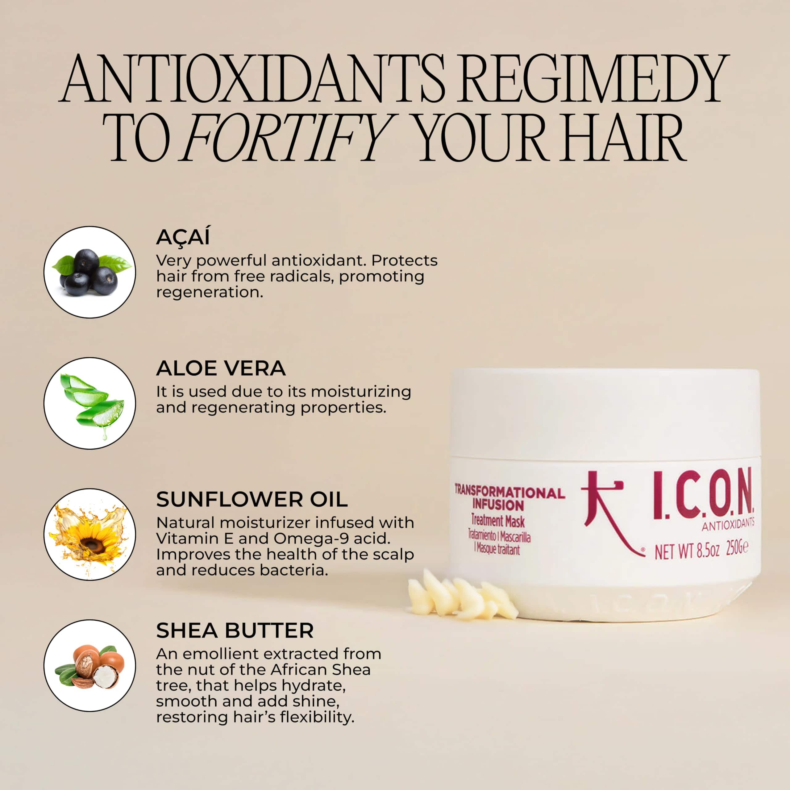 I.C.O.N. Máscara Transformadora de Infusión Hidratante, - Imagen 4