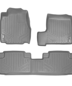 SMARTLINER Juego de Tapetes a Medida para 2 Filas Gris para