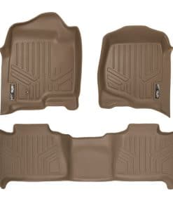 Juego de alfombras MAXLINER de 2 filas en color marrón para