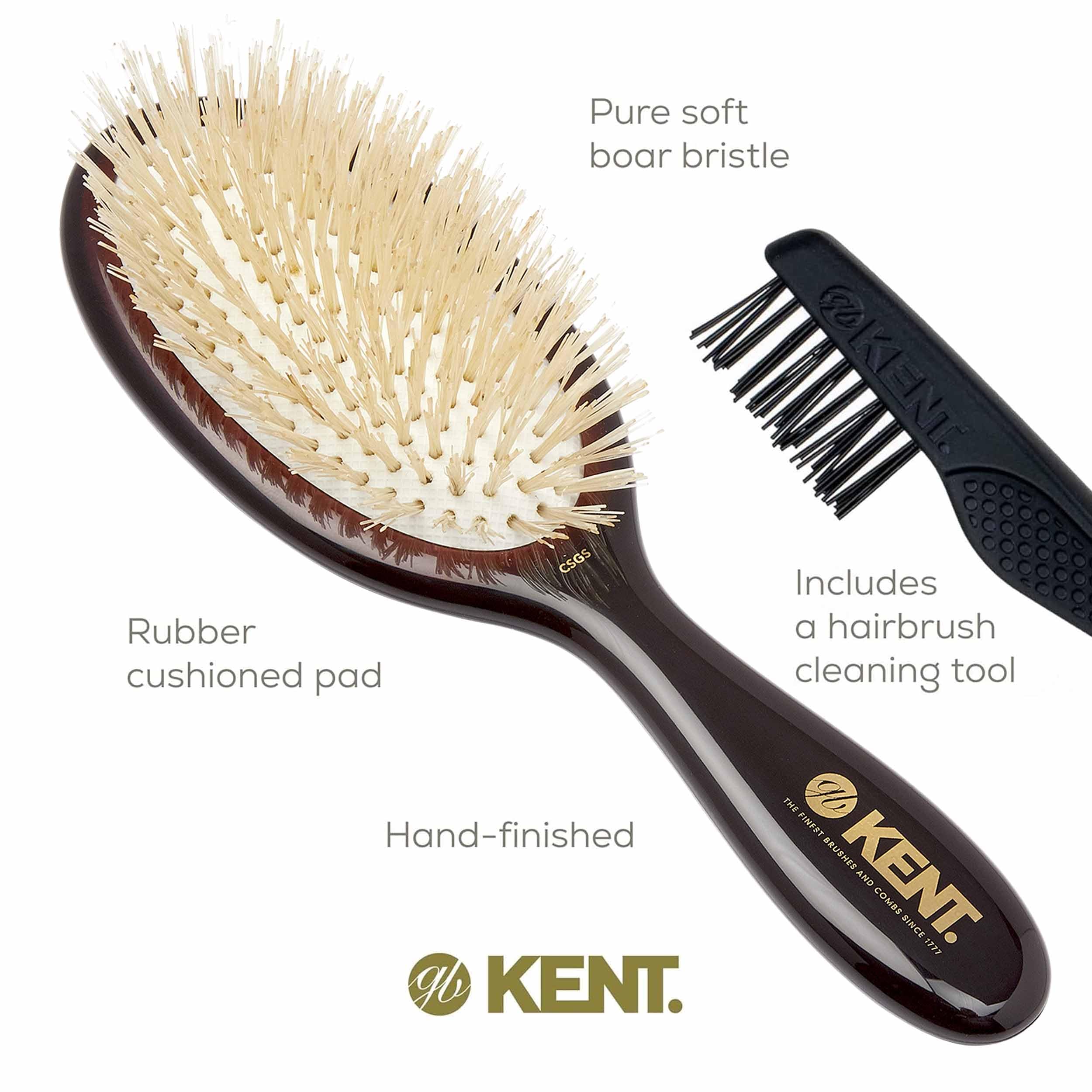 Cepillo Alisador Oval Pequeño Kent CSGS Classic Shine y - Imagen 6