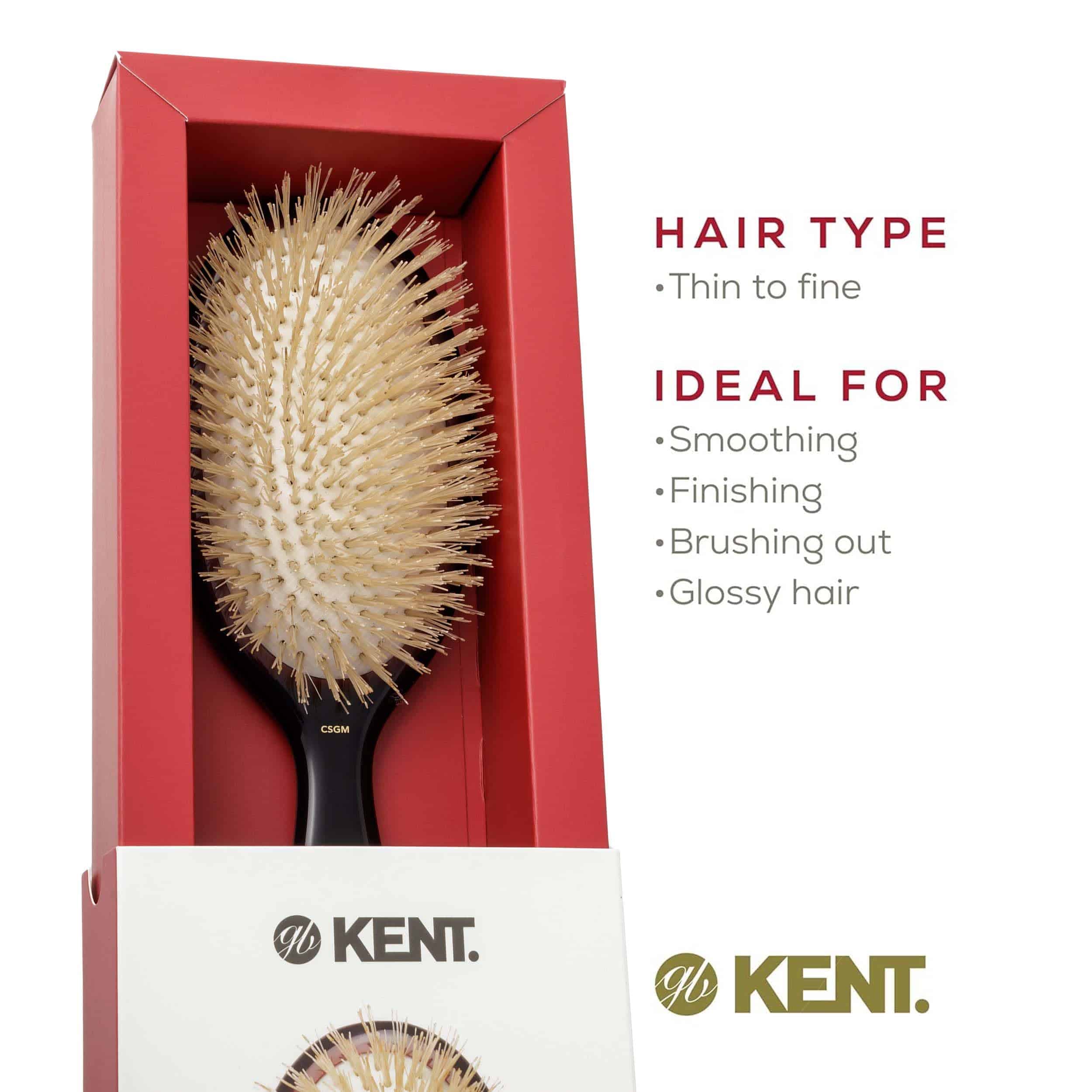 Cepillo Alisador Oval Mediano Kent CSGM 7.75" Classic Shine - Imagen 7