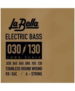 La Bella RX-S6C Juego de cuerdas de bajo eléctrico de
